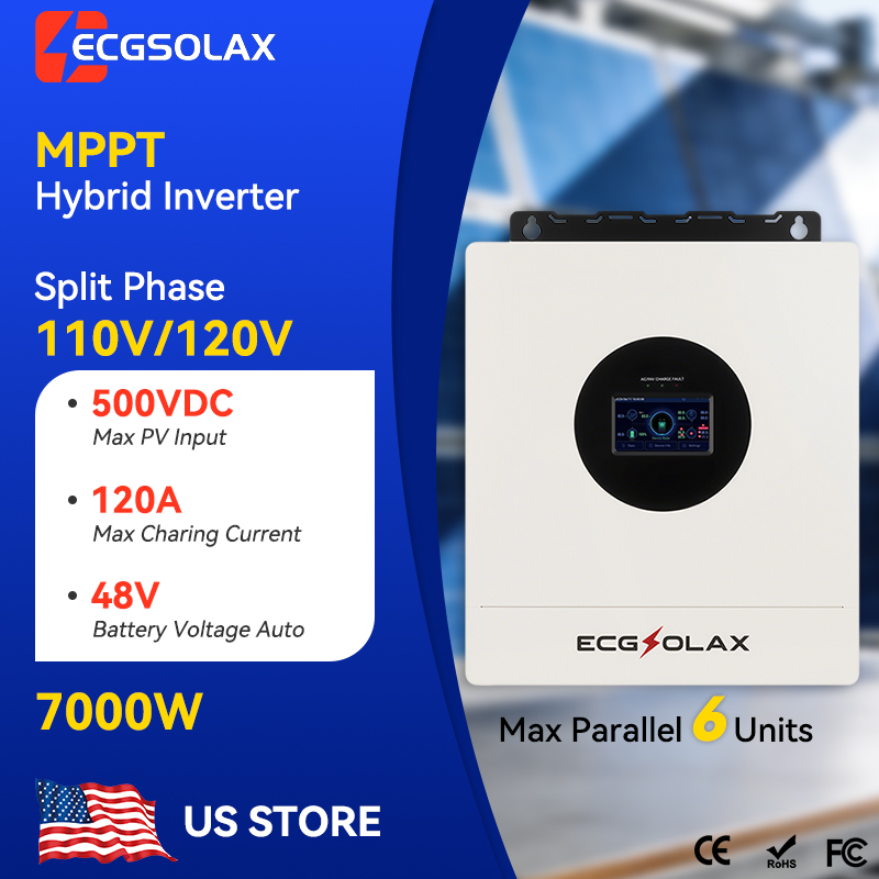 Drone Solar Charger - ECGSOLAX 7KW Hybrid Solar Inverter Split-Phase