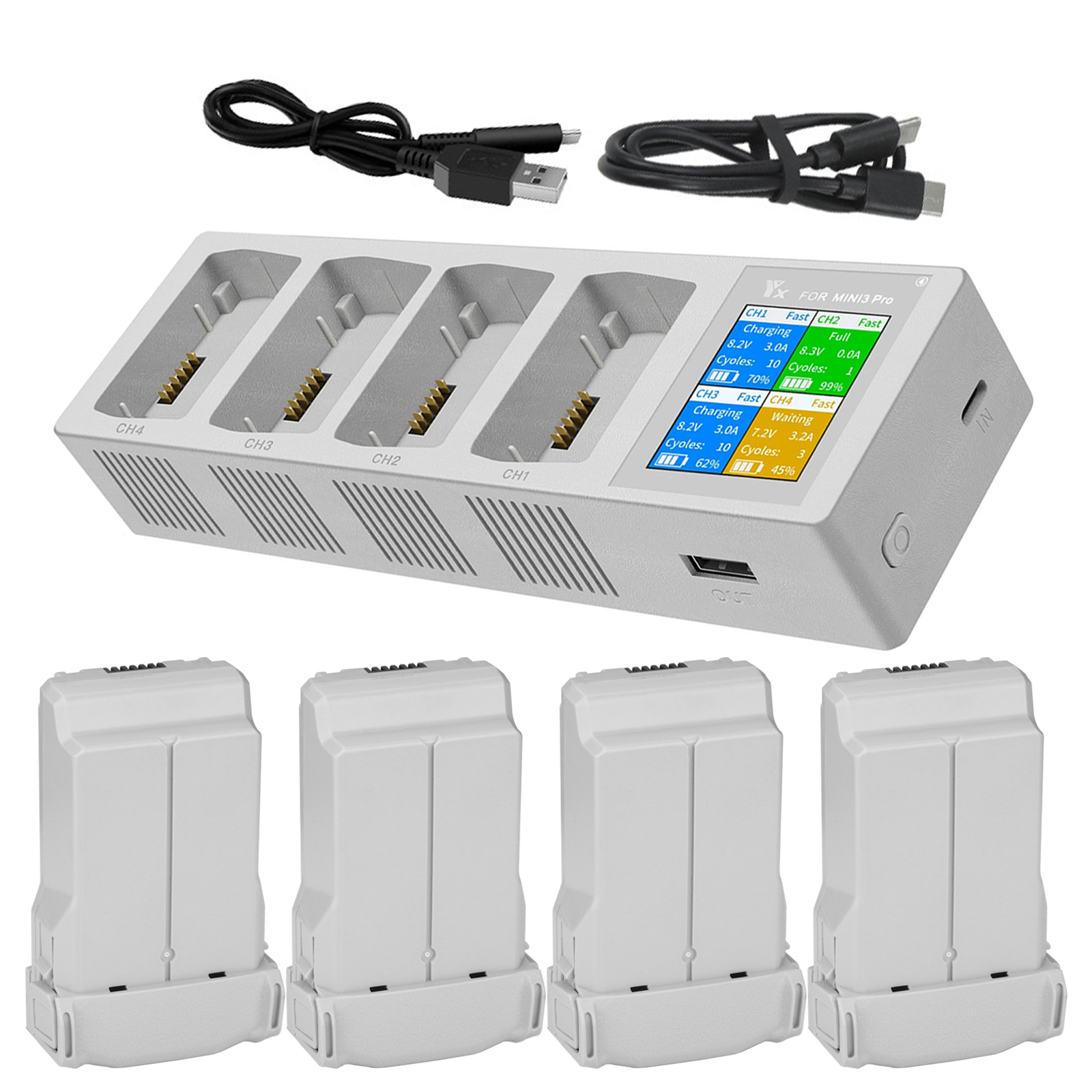 For DJI Mini 3/3 Pro Intellige – Drone Charging Hub Bewertung und Preis