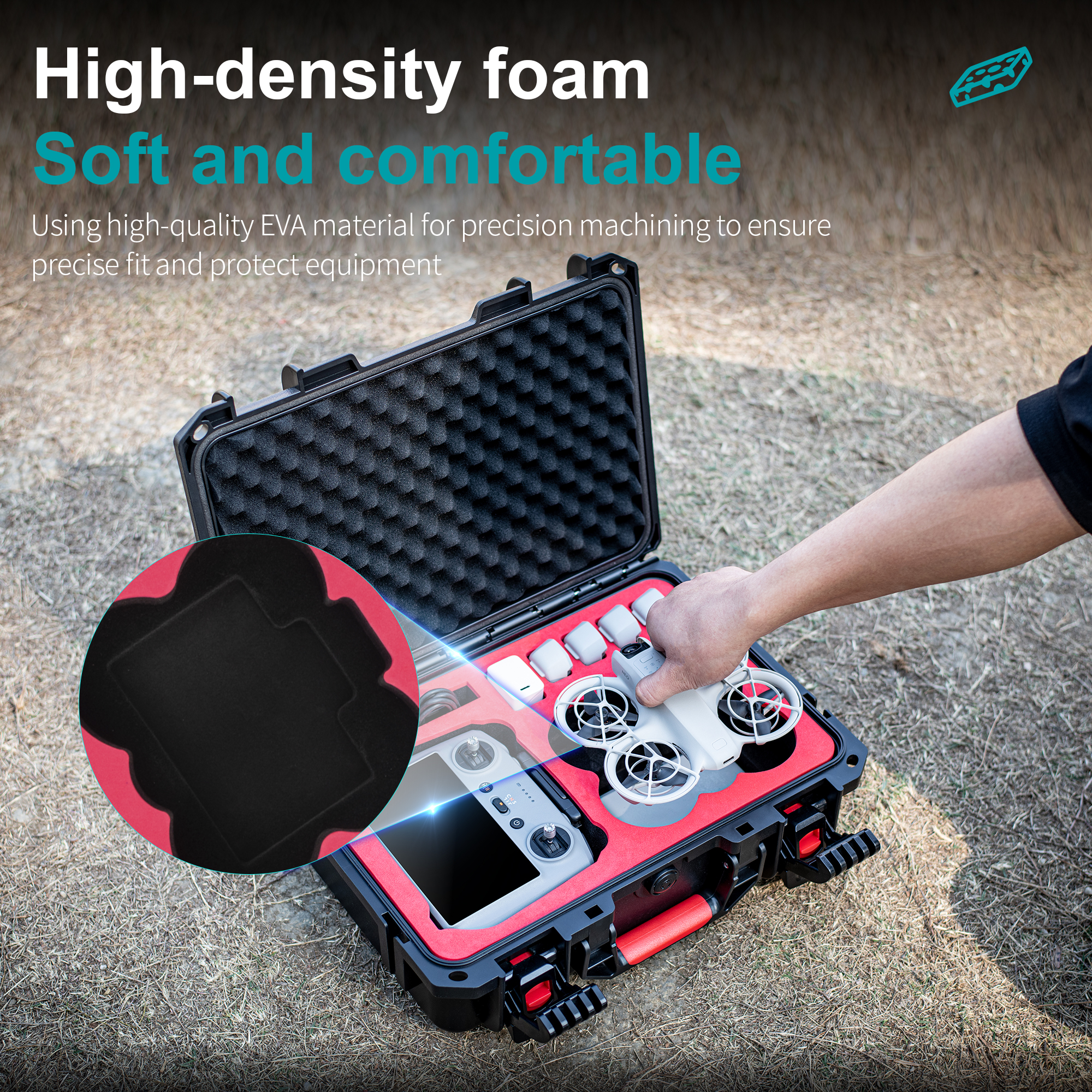 Portable Hard Waterproof Case  – Drone Charging Hub Bewertung und Preis