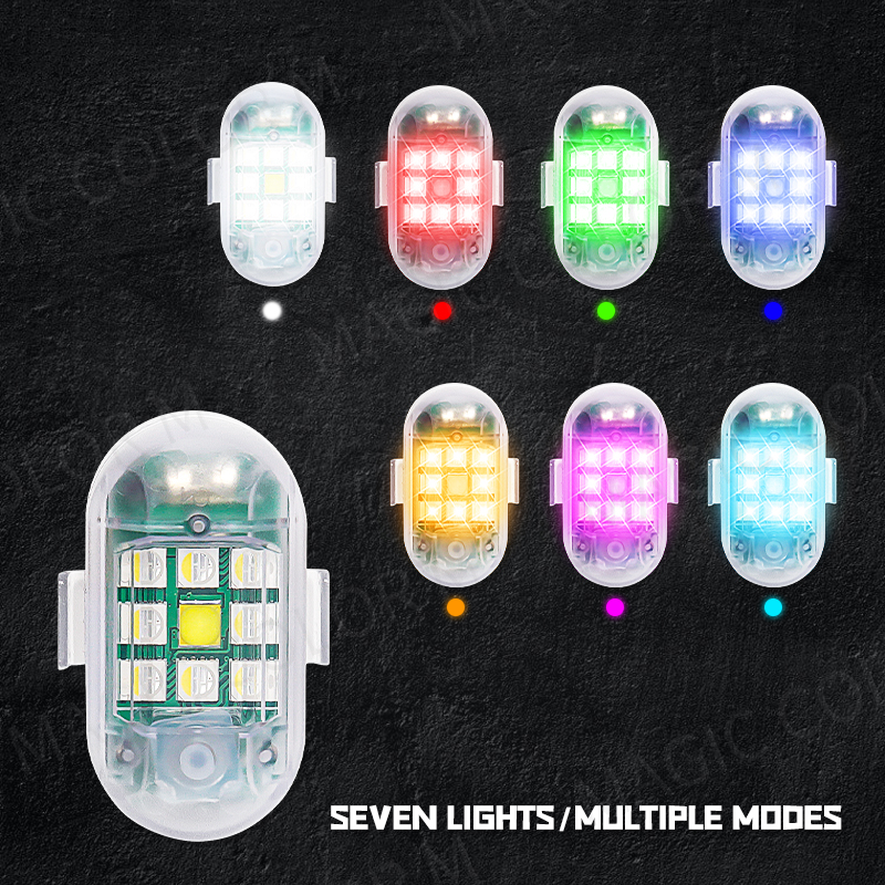2PCS Wireless LED Strobe Light – Drone Strobe Light Bewertung und Preis