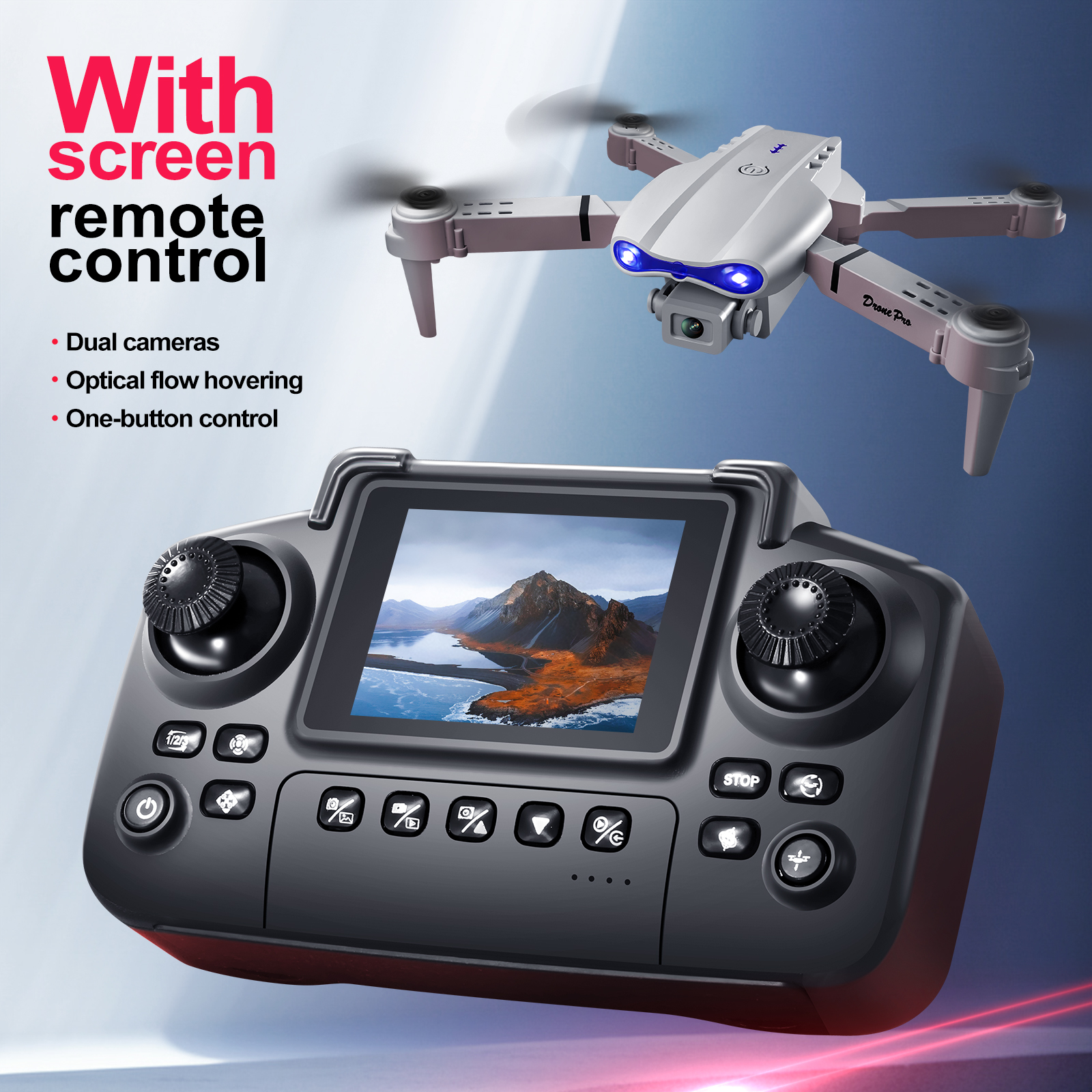 2025 New E88 E99 Upgraded Dron – Drone Controller Screen Bewertung und Preis