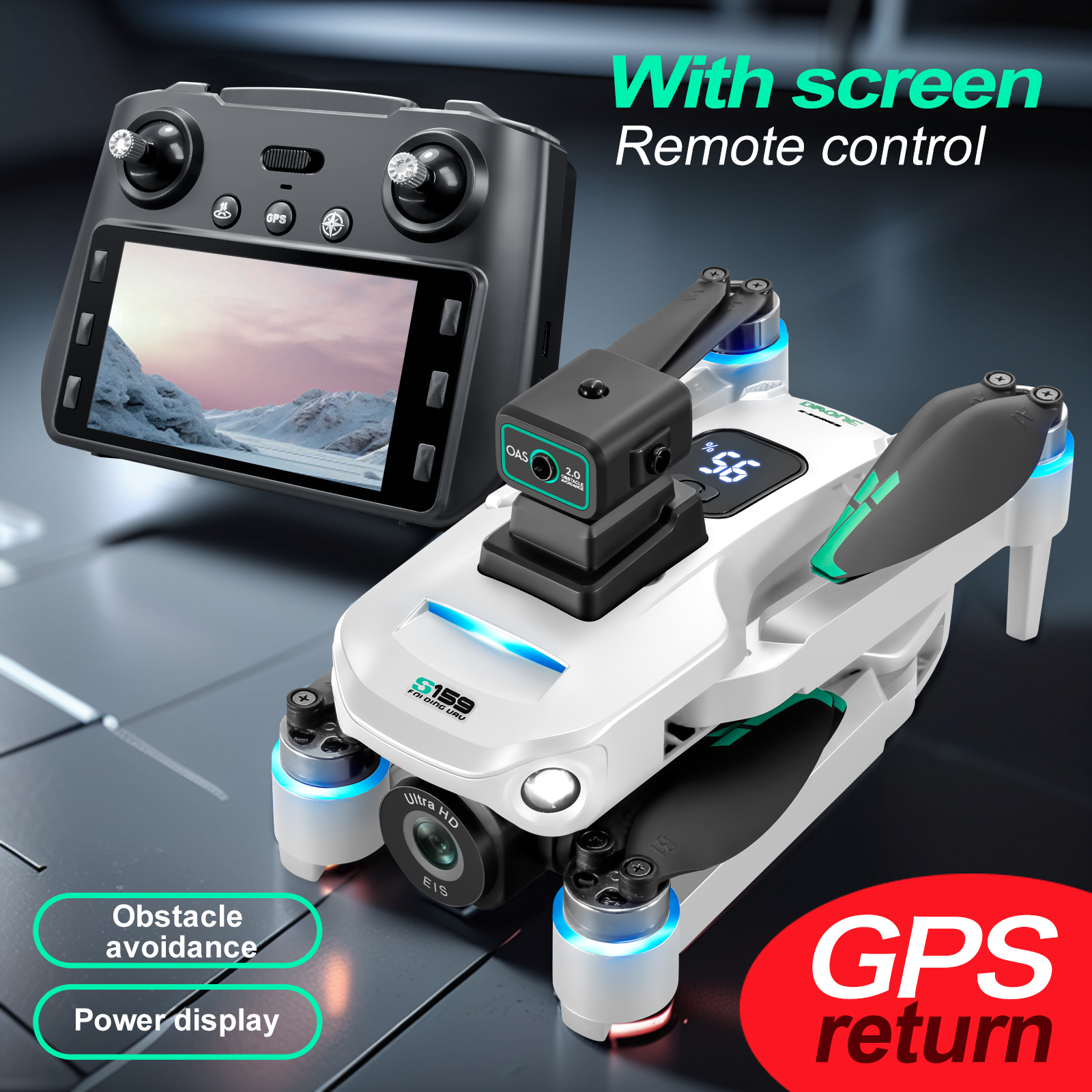 S159 GPS Drone 4K Profesional  – Drone Power Bank Bewertung und Preis