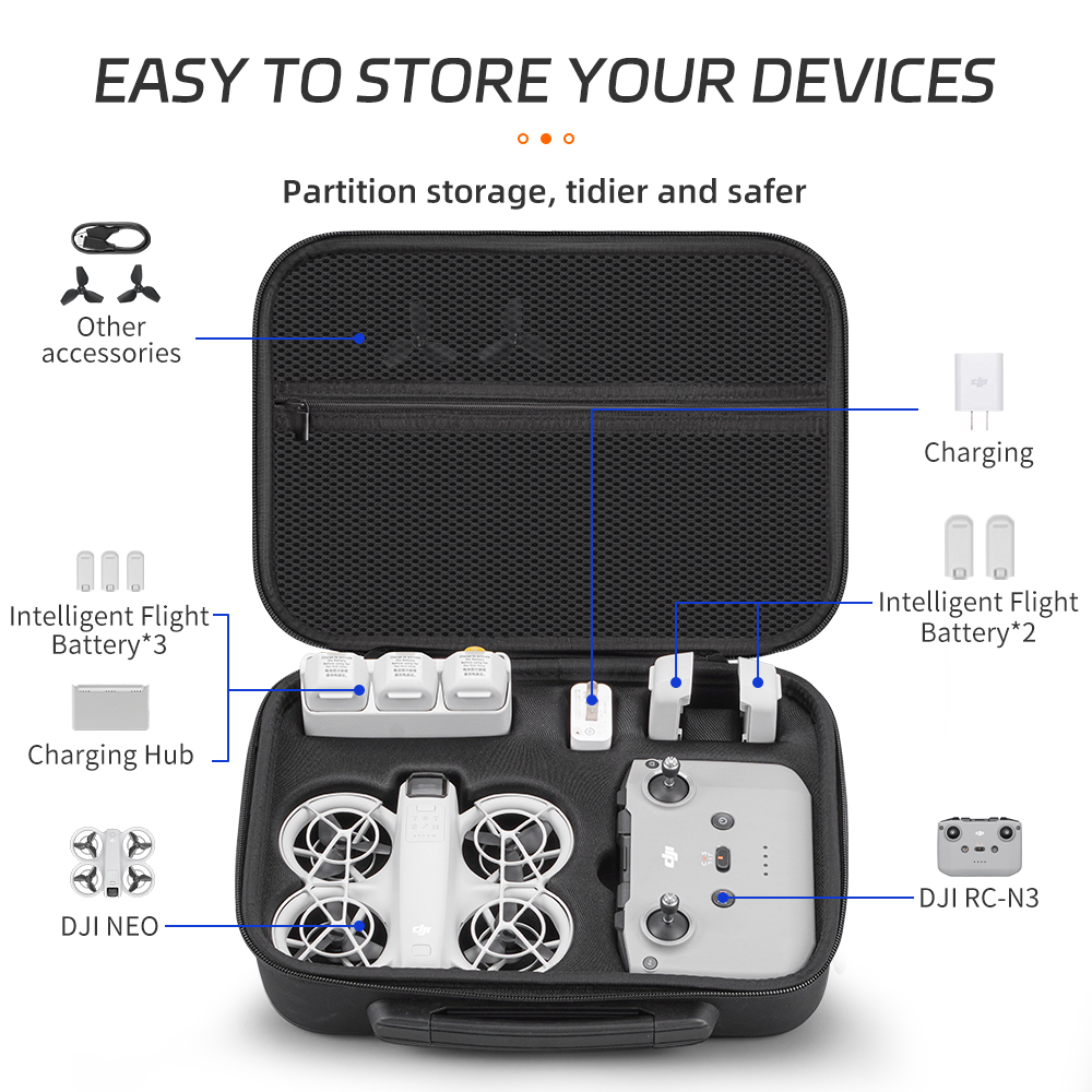 XFJI Carrying Case Compatible  – Drone Hard Shell Case Bewertung und Preis